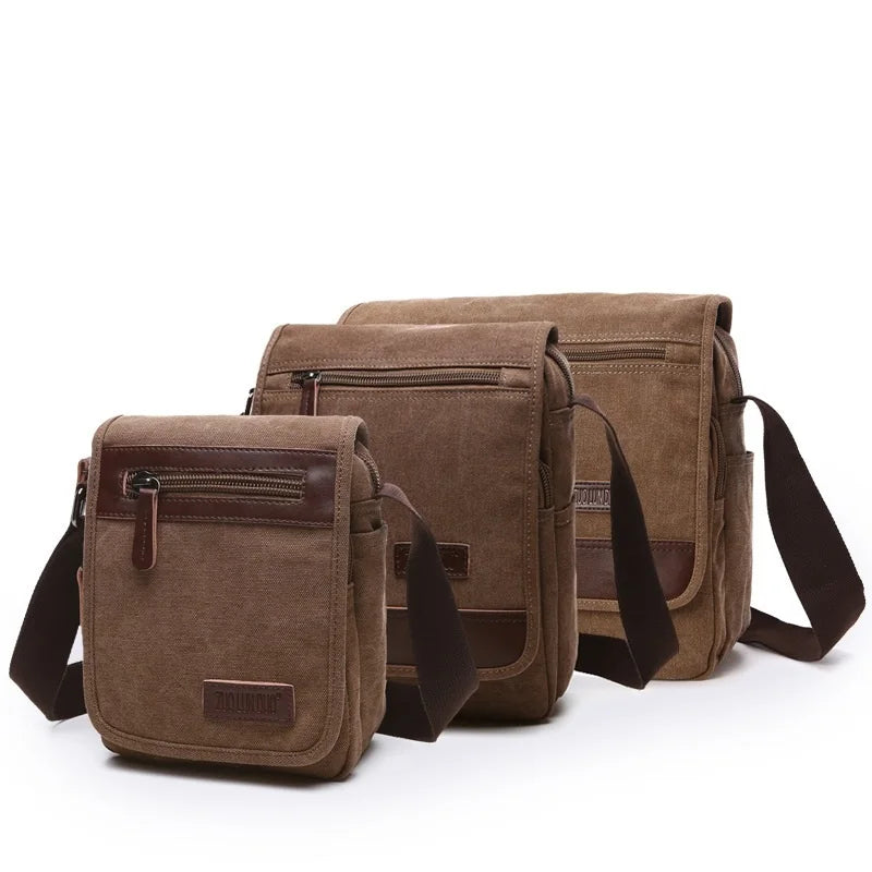 Canvas Bag Casual Travel Bolsa Masculina Unisex Crossbody Bag Messenger Bags for men Large Capacity