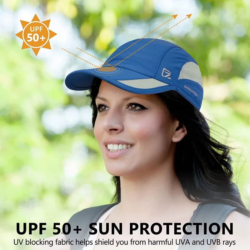【GADIEMKENSD】 Unstructured Quick Dry Sports Cap Summer Sun Hat for Unisex UV Protection Baseball Caps M37