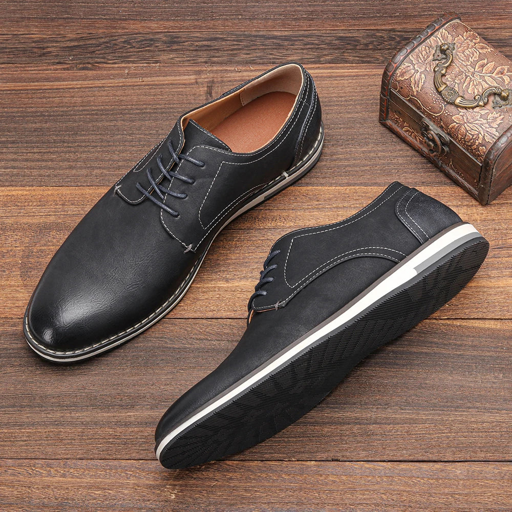 39~49 men shoes brand fashion comfortable men leather shoes #KD4163