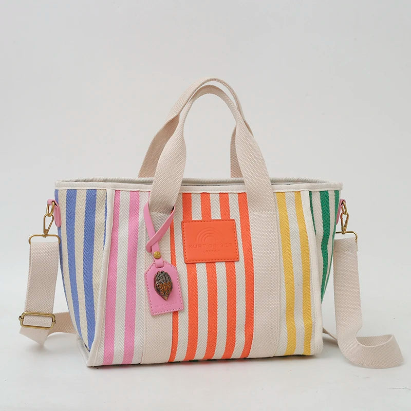 Kurt Geiger Canvas Tote Bag Large Capacity Handbag Luxury Designer Brands Bags Women's Shoulder Bag Fashion Trend Purse New