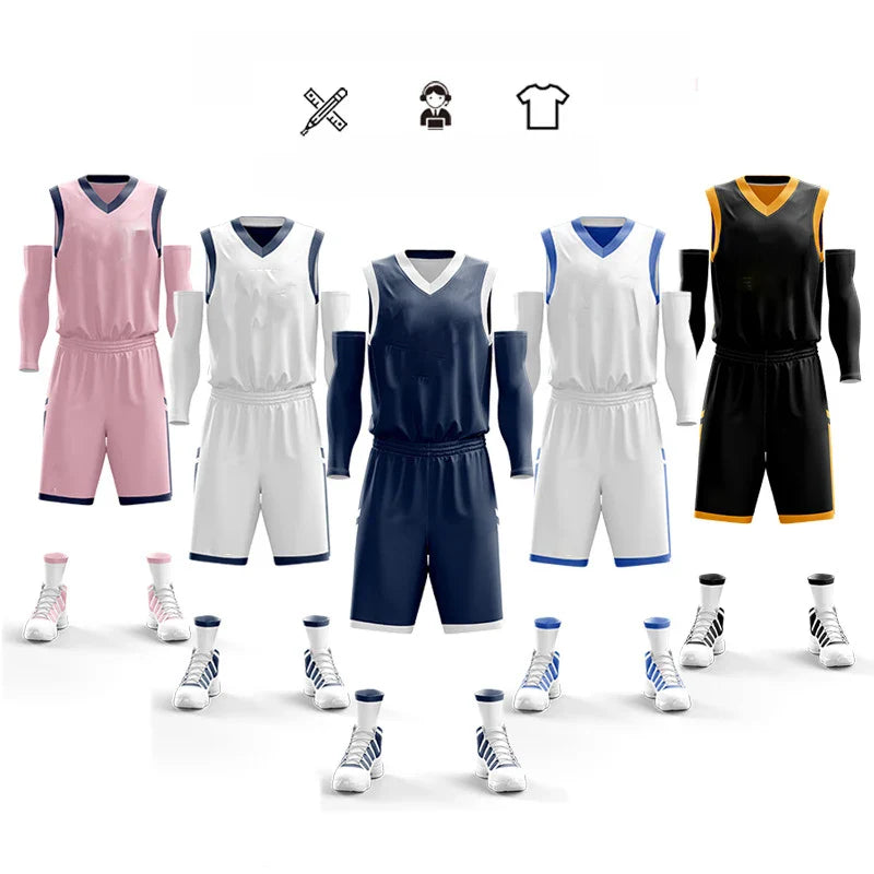 Basketball Jersey and Short Set Boys Men Uniform