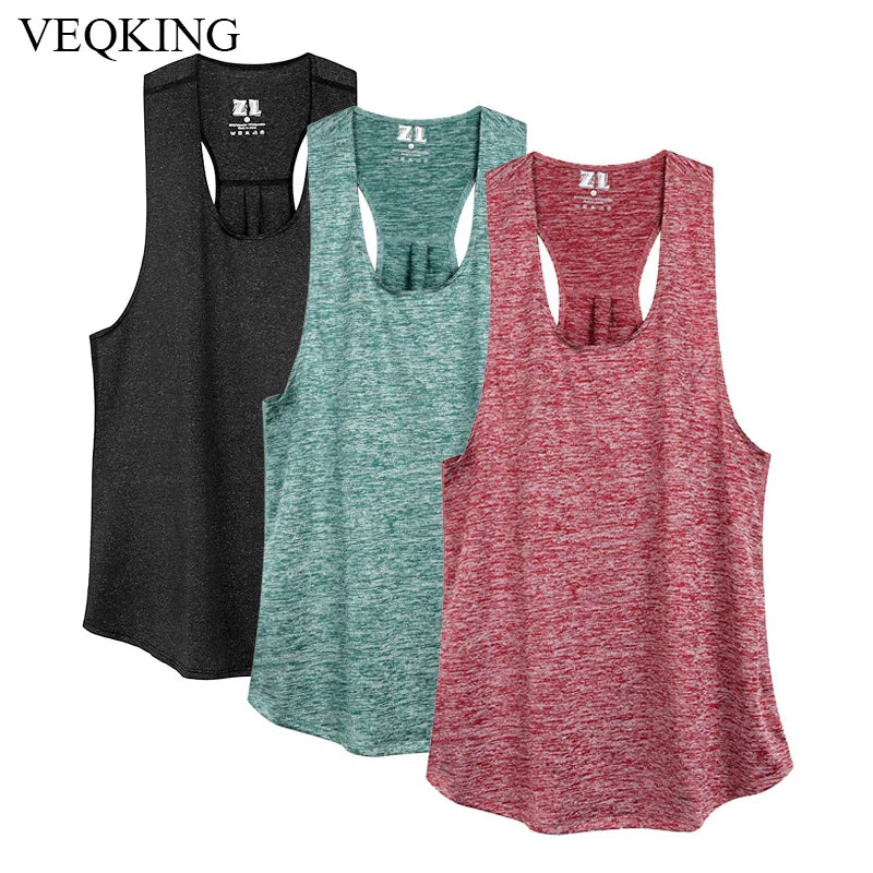 Women's VEQKING Sleeveless Workout Tank Tops