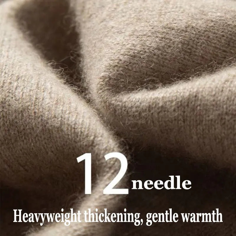 100% Pure Cashmere Wool Turtleneck Sweaters For Men Pullover Autumn Winter Soft lightweight Warm Knitted Sweater Pull Homme