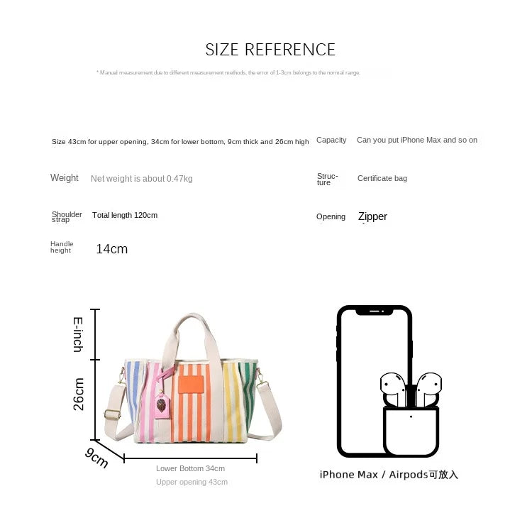 Kurt Geiger Canvas Tote Bag Large Capacity Handbag Luxury Designer Brands Bags Women's Shoulder Bag Fashion Trend Purse New