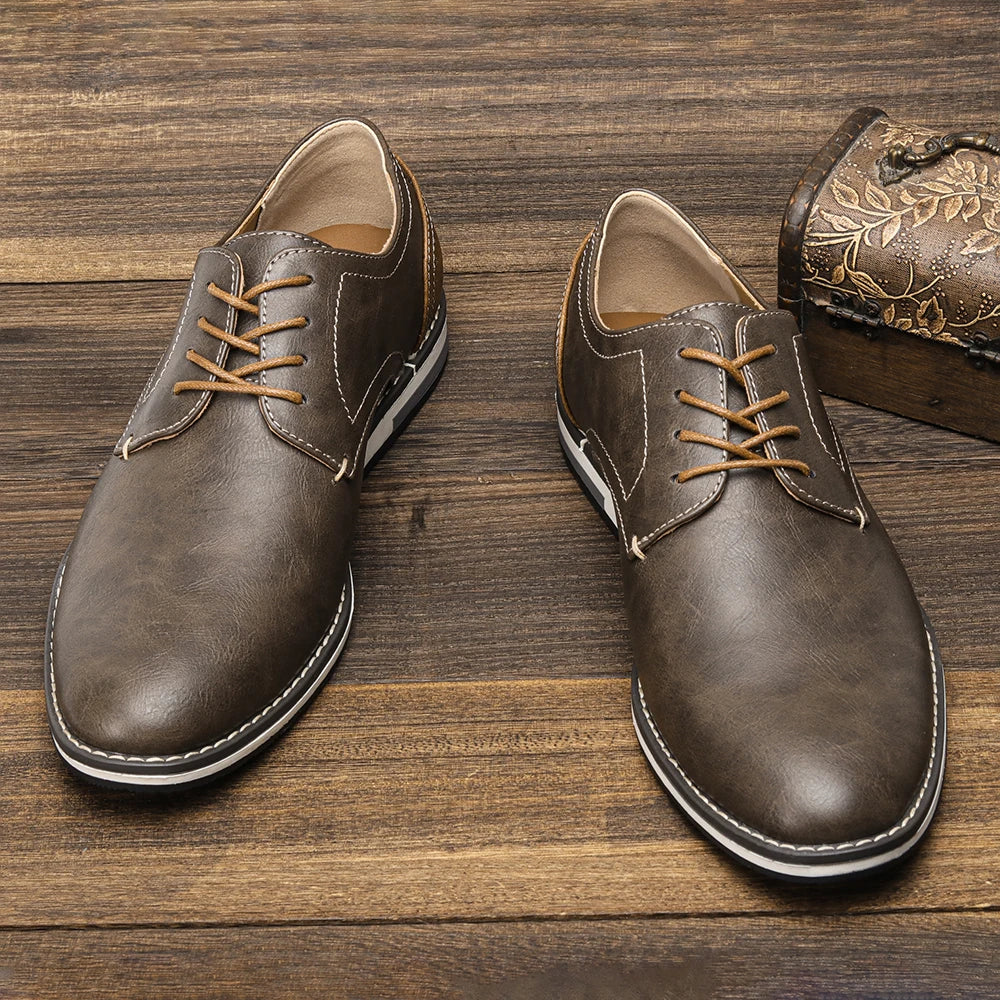 39~49 men shoes brand fashion comfortable men leather shoes #KD4163