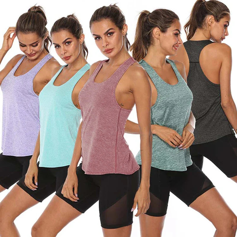 Women's VEQKING Sleeveless Workout Tank Tops