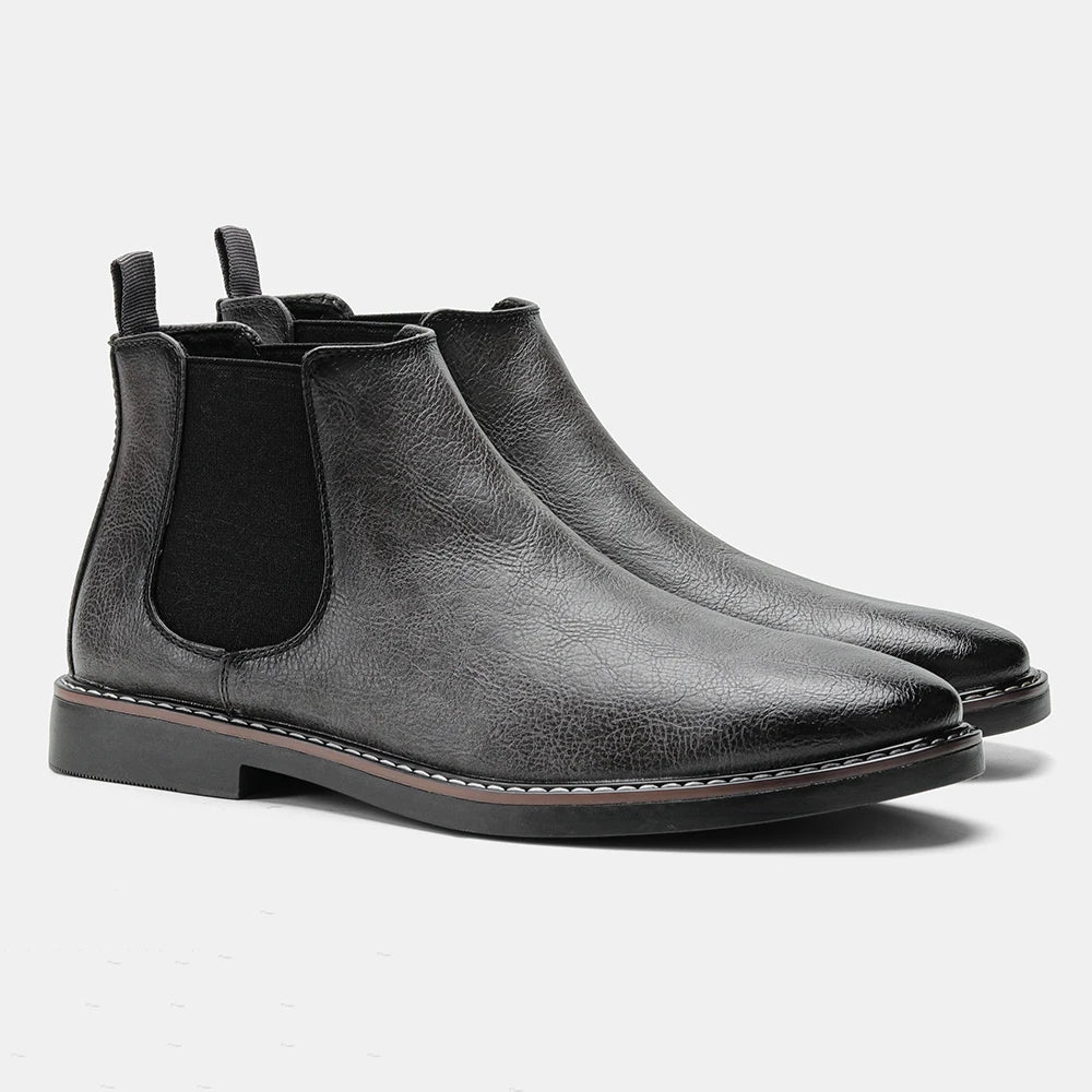 40~46 Men Chelsea Boots Brand Retro Comfortable Fashion Men Boots #KD5241