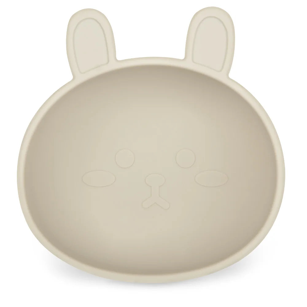 BPA Free 2Pcs/1Set Silicone Baby Feeding Bowl Silicone Dishes for Baby Tableware Waterproof Spoon Non-Slip Crockery Bowl