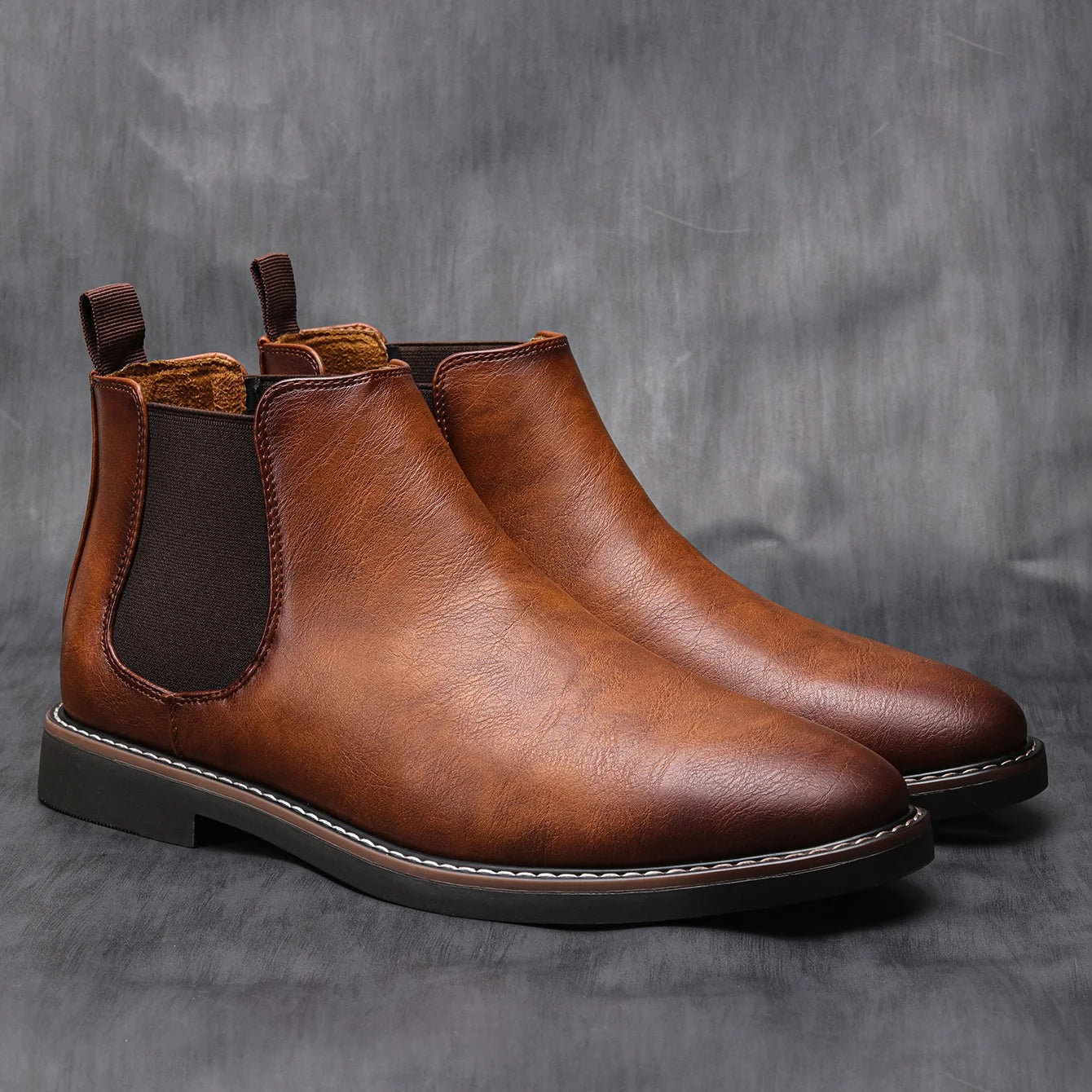 40~46 Men Chelsea Boots Brand Retro Comfortable Fashion Men Boots #KD5241