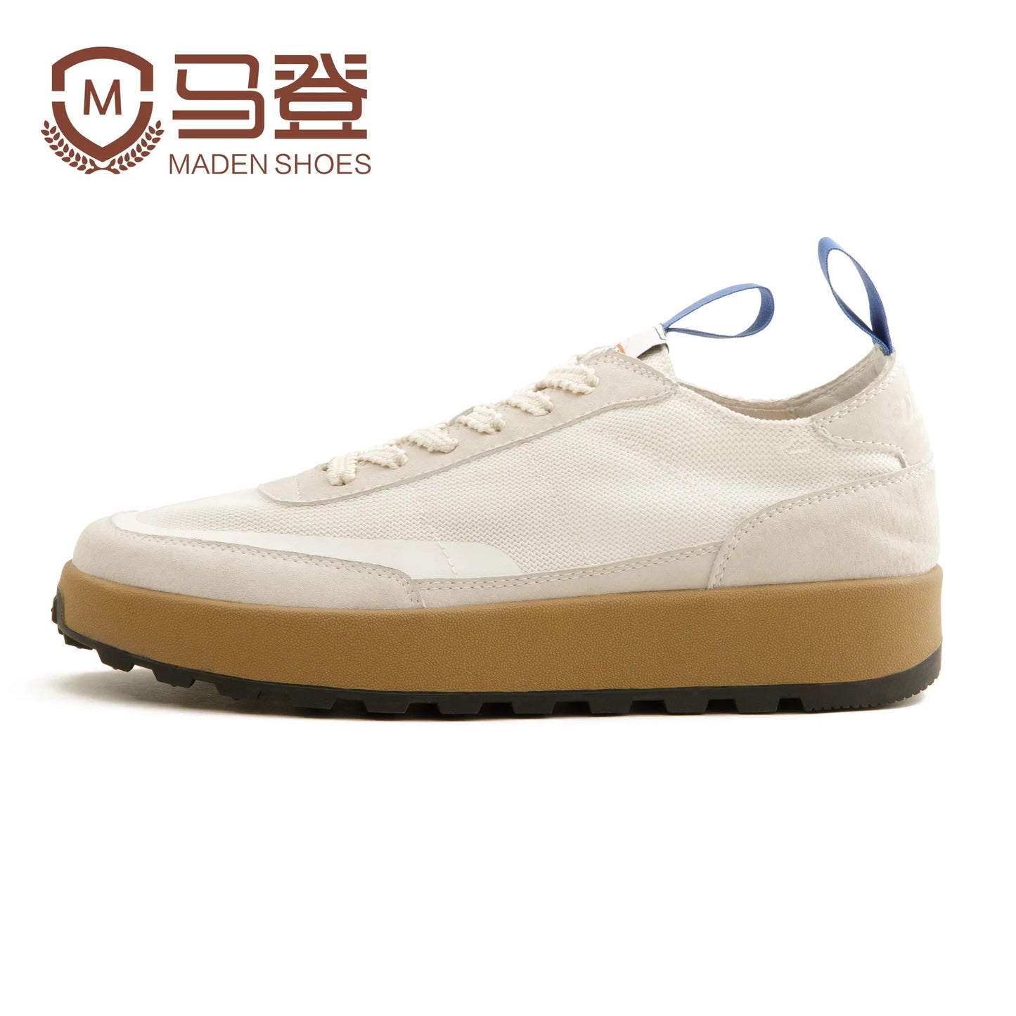 Maden Spring Vintage Jogging Shoes for Men Casual Low Top Running Sports Shoes Comfort Trainer Designer Breathable Sneakers