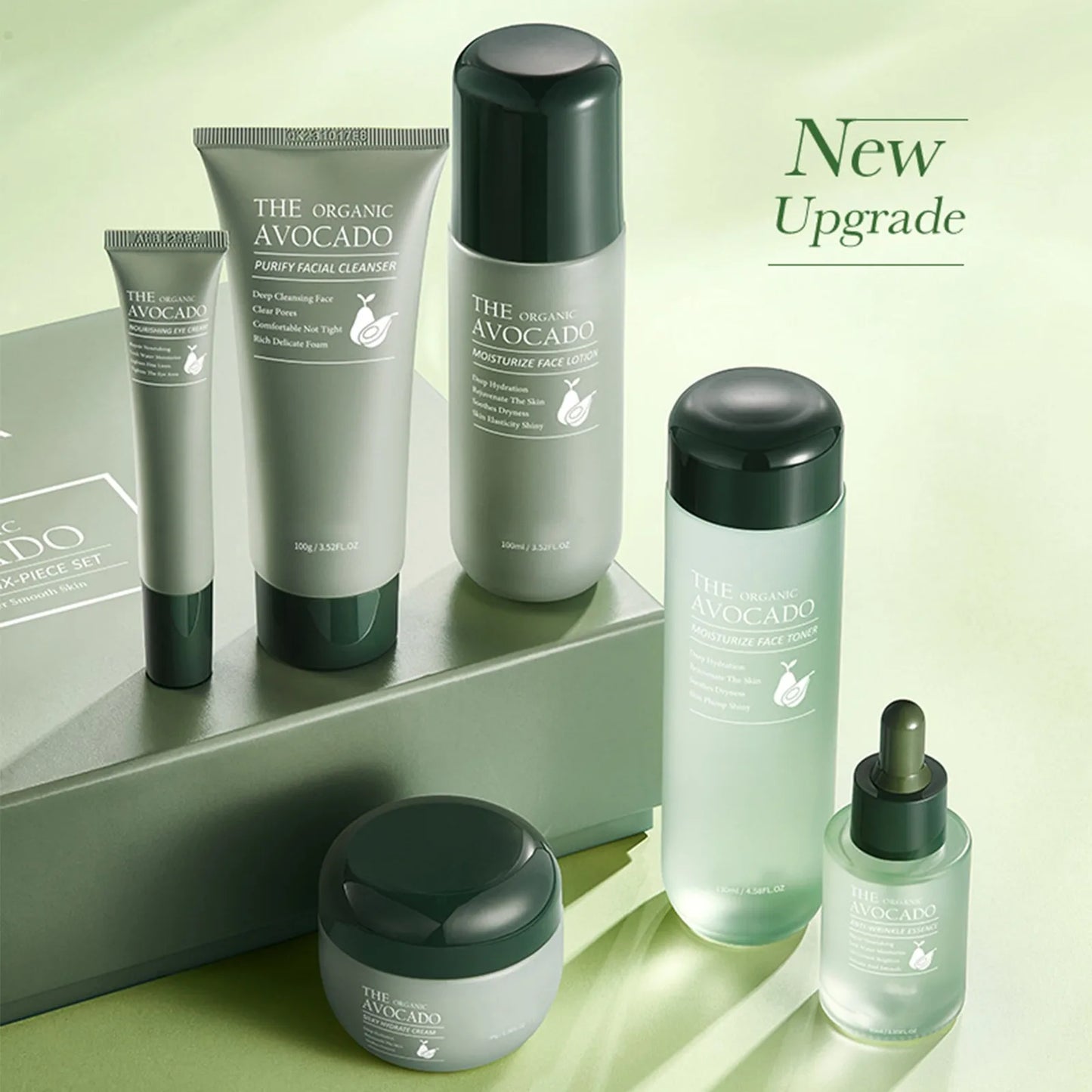 Organic Skin Care Set, Moisturizing Skin Care Set, For Moisturizing Skin, Anti-aging, Suitable For All Skin Types, Moisturizing