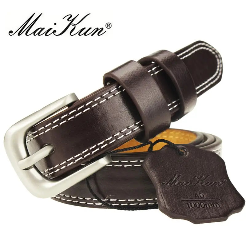 Top Quality Genuine Leather Belts for Women Cummerbund Luxury Female Belt Decorative Simple Waist Belt Candy Color Drop Shipping