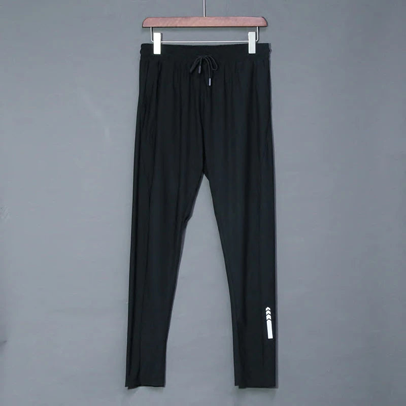 Summer Elastic Men Running Sport Pants Jogging Sweatpants Casual Outdoor Training Gym Fitness Trousers