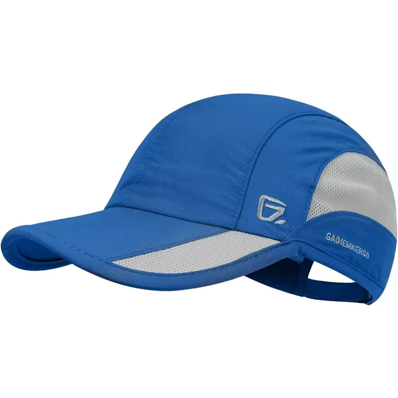 【GADIEMKENSD】 Unstructured Quick Dry Sports Cap Summer Sun Hat for Unisex UV Protection Baseball Caps M37