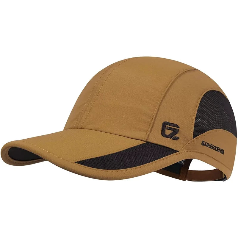 【GADIEMKENSD】 Unstructured Quick Dry Sports Cap Summer Sun Hat for Unisex UV Protection Baseball Caps M37