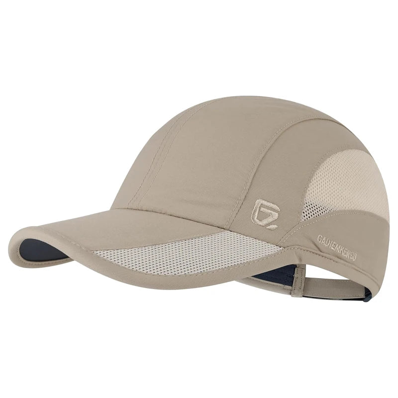 【GADIEMKENSD】 Unstructured Quick Dry Sports Cap Summer Sun Hat for Unisex UV Protection Baseball Caps M37