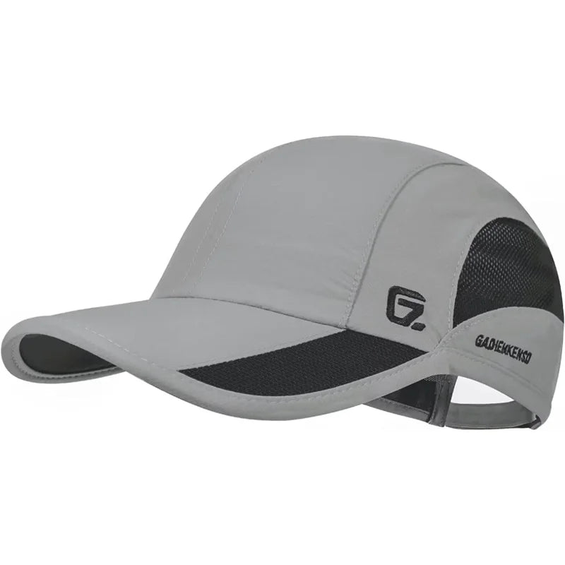 【GADIEMKENSD】 Unstructured Quick Dry Sports Cap Summer Sun Hat for Unisex UV Protection Baseball Caps M37