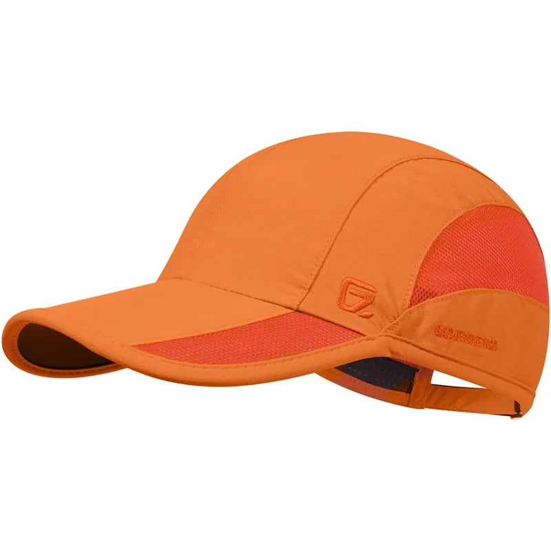 【GADIEMKENSD】 Unstructured Quick Dry Sports Cap Summer Sun Hat for Unisex UV Protection Baseball Caps M37