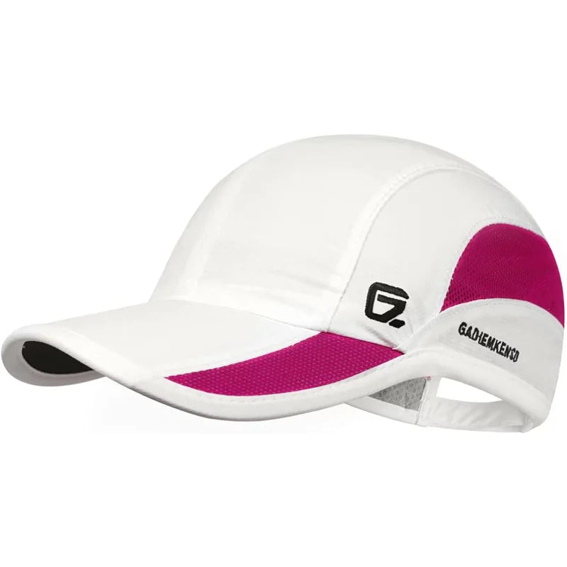 【GADIEMKENSD】 Unstructured Quick Dry Sports Cap Summer Sun Hat for Unisex UV Protection Baseball Caps M37