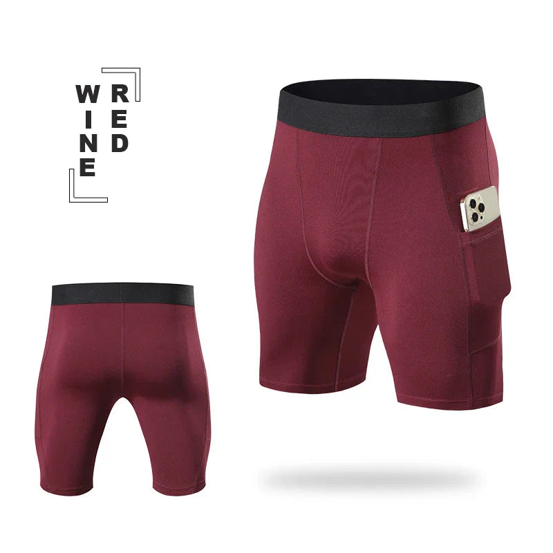 Compression Fitness Shorts Men