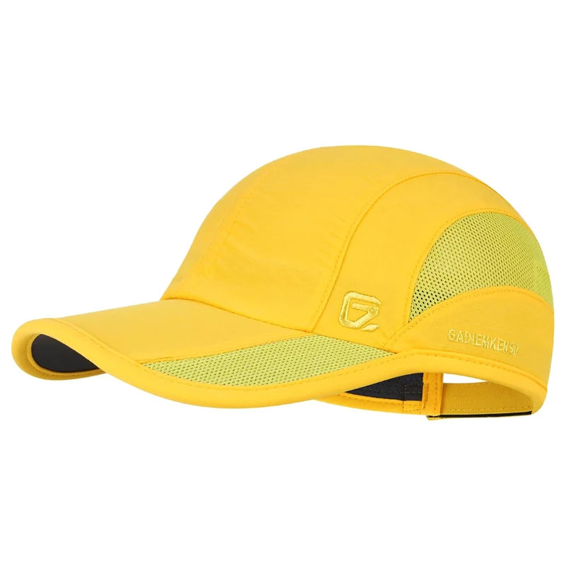 【GADIEMKENSD】 Unstructured Quick Dry Sports Cap Summer Sun Hat for Unisex UV Protection Baseball Caps M37