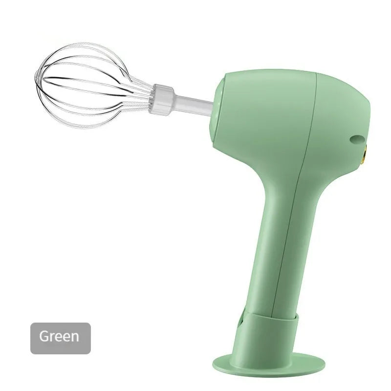 Wireless Portable Electric Food Mixer Automatic Whisk Dough Egg Beater Baking Cake Cream Whipper Kitchen Tool