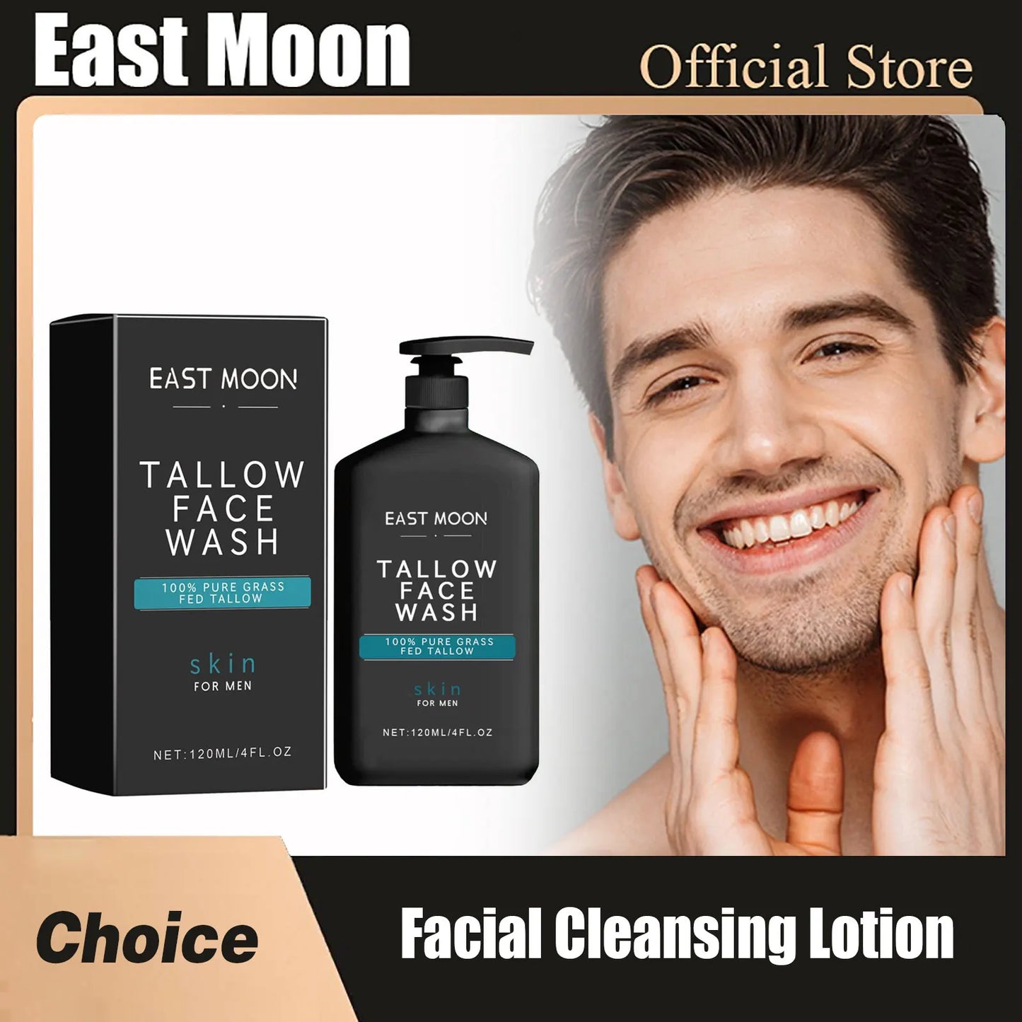 Men Facial Cleanser Lotion Remove Acne Blackhead Prevent Clogged Pores Oil Control Exfoliator Refreshing Facial Cleaning Cream