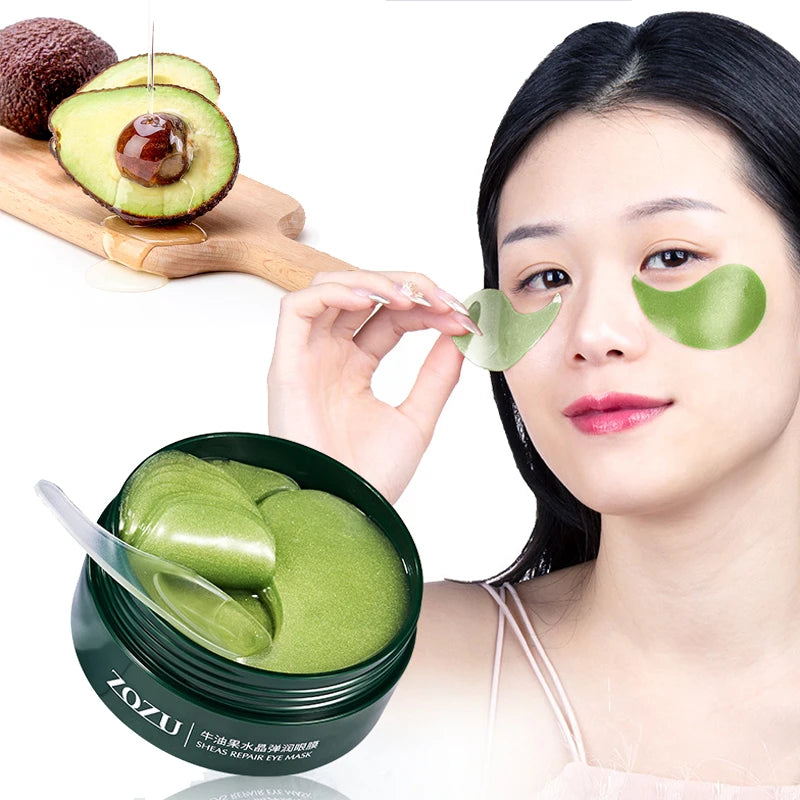 Collagen Mask Natural Moisturizing Gel Eye Patches Smooth Repairing Eye Skin Care Korea Hydration Eye Masks 60Pcs