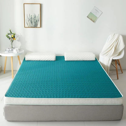 latex sponge filling Mattress Floor mat Foldable Slow rebound Tatami Cotton Cover Bedspreads 5/8cm thickness Size mattresses