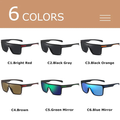 CRIXALIS Fashion Polarized Sunglasses For Men Square Oversized Anti Glare Driver Mirror Sun Glasses Women UV400 Goggles Male