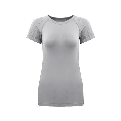 Yoga T-shirt Crop Top for Women Sport Shirt Workout Running Blouses Women Yoga Tops Gym Fitness Short Sleeve Sportwear