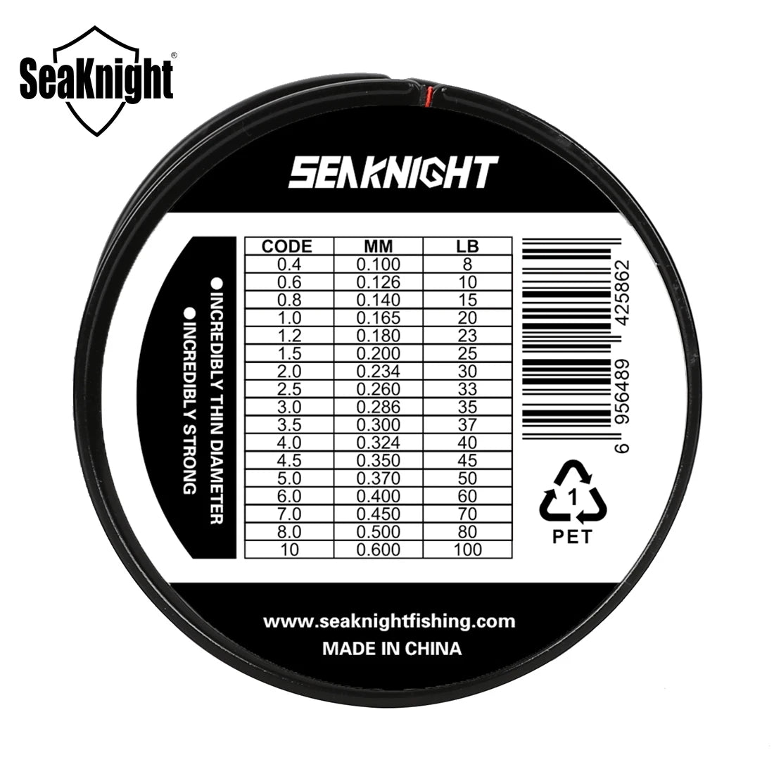 SeaKnight Brand TriPoseidon Series 4 Strands 300M PE Braided Fishing Line 8-60LB Multifilament Fishing Line Smooth Carp Fishing