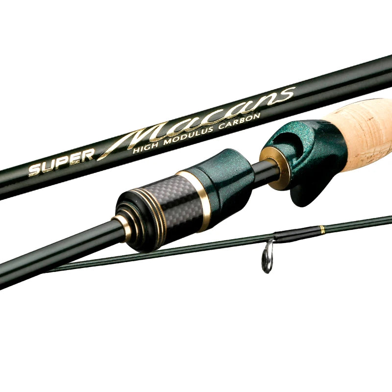 CEMREO Spinning Casting Carbon Fishing Rod 4-5 Sections 1.8m/2.1m/2.4m Portable Travel Rod Spinning Fishing Rods Fishing Tackle