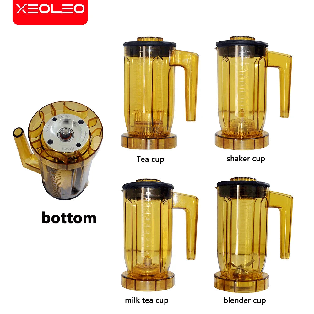 XEOLEO 4 in 1 Tea Breawing Machine Bubble Tea Teapresso Machine Multifunction Food Blender Smoothie Maker Brew Cream Milk Shaker