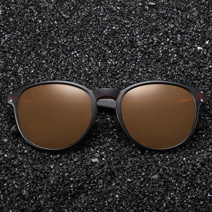 GM Polarized Sunglasses Men Women S5091 Brand Wooden Sunglasses Women Round frame Classic Sunglasses Oculos De Sol UV400