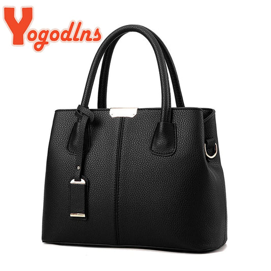 Yogodlns Famous Designer Brand Bags Women Leather Handbags New Luxury Ladies Hand Bags Purse Fashion Shoulder Bags