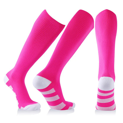 Brothock Compression Stockings Fitness Jogging Leggings To Prevent Muscle Strain Running Football Stockings Sports Cycling Socks