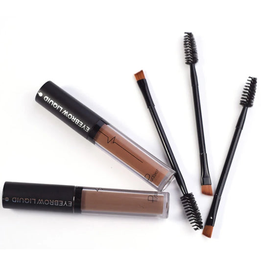 Long Lasting Pigment Black Brown Waterproof with Brush Eye Brow Tint Tattoo Mascara Wunder Eyebrow Enhencers Cosmetics