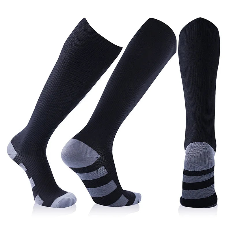 Brothock Compression Stockings Fitness Jogging Leggings To Prevent Muscle Strain Running Football Stockings Sports Cycling Socks