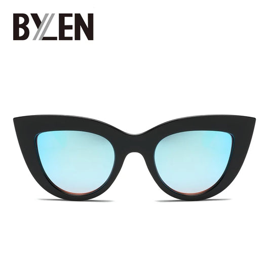 Cat Eye Style Sunglasses Women Brand Designer Sexy Ladies Gradient Lens Triangle Sun Glasses For Female UV400