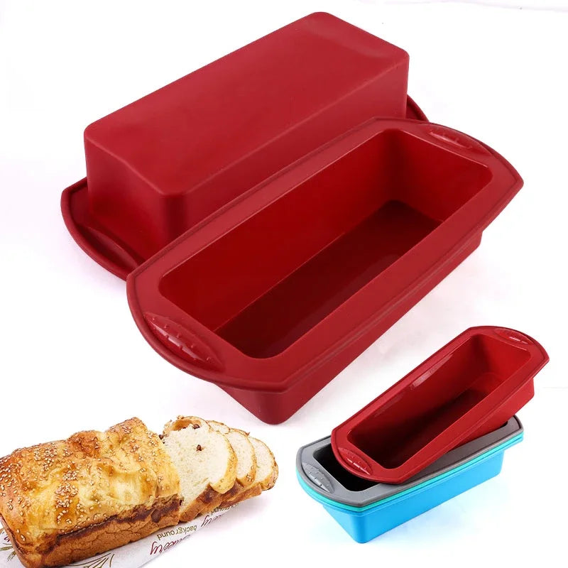 FAIS DU Rectangular Silicone Bread Pan Mold Toast Bread Mold Cake Tray Long Square Cake Mould Bakeware Non-stick Baking Tools