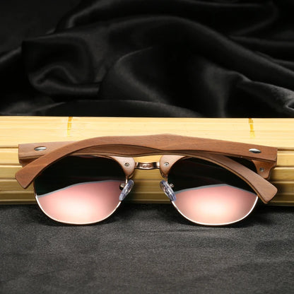 GM Brand Skateboard Wooden Frame Sunglasses Polarized / Bamboo Sunglasses and Support DropShipping / Provide Pictures 037