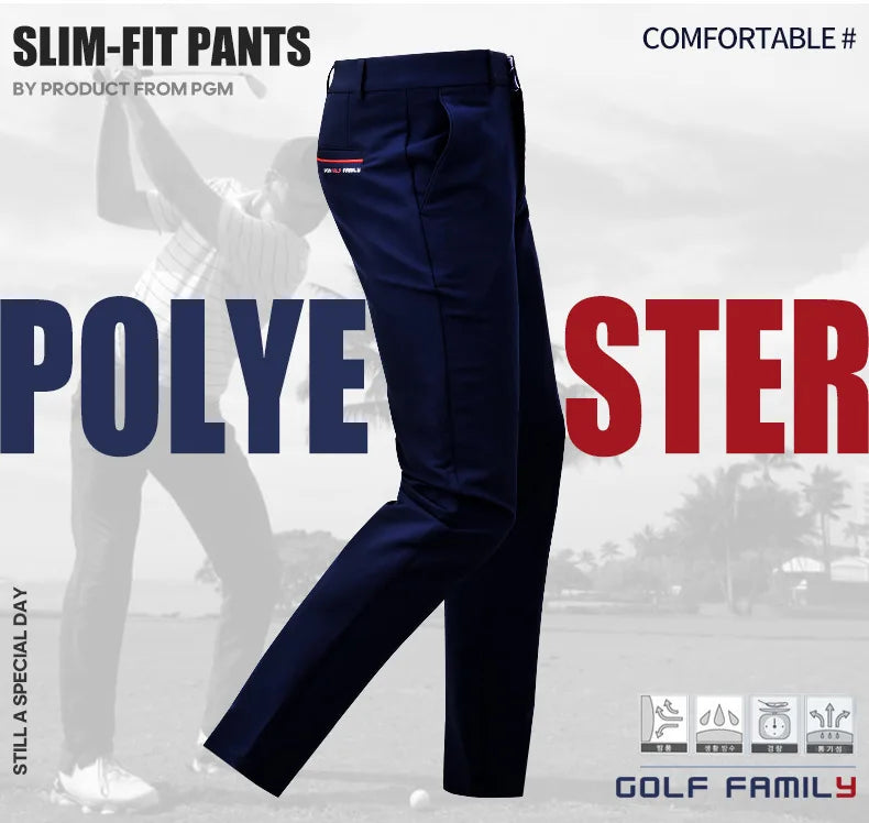 PGM Men Long Elastic Golf Pants