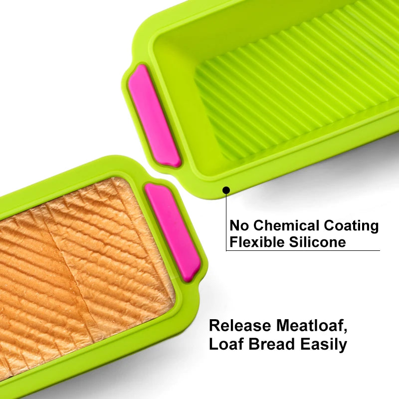 FAIS DU Rectangular Silicone Bread Pan Mold Toast Bread Mold Cake Tray Long Square Cake Mould Bakeware Non-stick Baking Tools