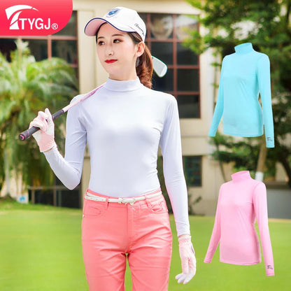 Women's TTYGJ Golf Anti-Uv Long Sleeve Golf Shirt