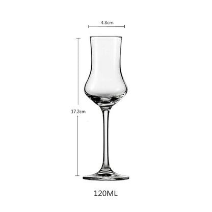 120ml Scotland Whisky Smelling Crystal Cup Whiskey Scent Wine Cup Brandy Snifter Crystal Aroma Professional Tasting Glass Goblet