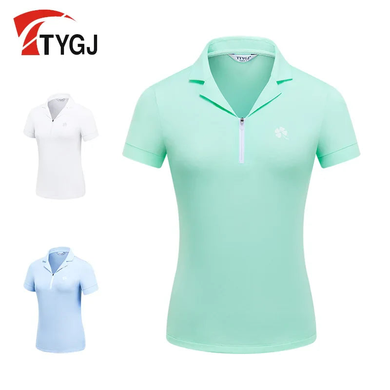 Women's TTYGJ Golf Polo Shirt Dry Fit