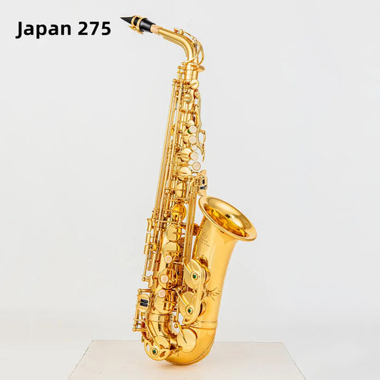 Made in Japan 275 Arrival Alto Eb Tune Saxophone Brass Musical Instrument Gold Lacquer Sax With Case Mouthpiece Free Shipping