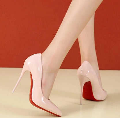 High Heels 35-45 Plus Size Women Shoes 12cm Thin Stiletto Banquet Wedding Shoes Sexy Pointed Toe Ladies Party Shoes