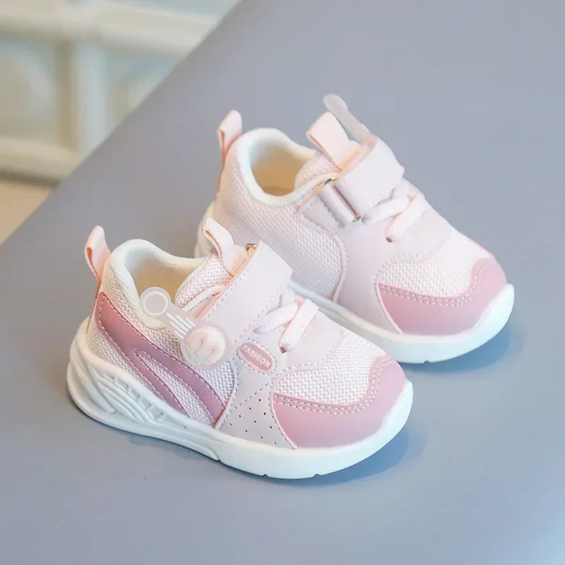 0-3 Years Baby Casual Shoes Toddler Sneakers Infant Newborn Outdoor First Walkers Breathable Anti-slip Baby Boy Girl Sport Shoes